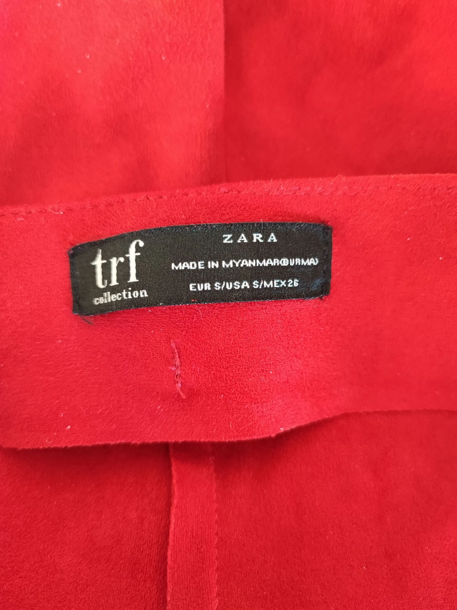 Zara TRF rode broekrok maat S – photo 5